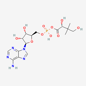 molecular formula C16H24N5O10P B10777552 Pantoyl adenylate 