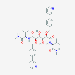 molecular formula C42H52N6O8 B10777560 Inhibitor bea428 