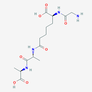 Glycyl-L-alpha-amino-epsilon-pimelyl-D-alanyl-D-alanine