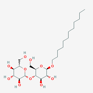 molecular formula C24H46O11 B10777894 (2R,3S,4R,5R,6S)-2-[(2R,3S,4R,5R,6R)-6-dodecoxy-4,5-dihydroxy-2-(hydroxymethyl)oxan-3-yl]oxy-6-(hydroxymethyl)oxane-3,4,5-triol 