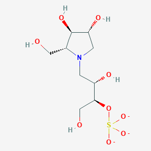 (2R,3R,4R)-1-[(2S,3S)-2,4-dihydroxy-3-(trioxido-lambda4-sulfanyl)oxybutyl]-2-(hydroxymethyl)pyrrolidine-3,4-diol