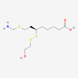 (6R)-8-(aminomethylsulfanyl)-6-(2-hydroxyethyldisulfanyl)octanoic acid