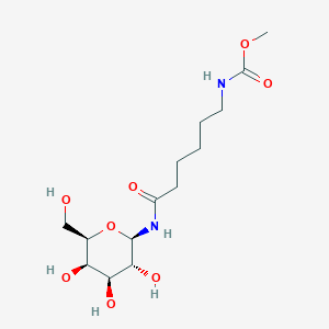 [5-(3,4,5-Trihydroxy-6-hydroxymethyl-tetrahydro-pyran-2-ylcarbamoyl)-pentyl]-carbamic acid methyl ester