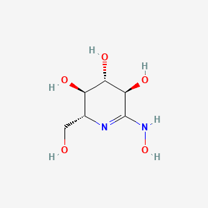 (2S,3S,4R,5R)-6-(Hydroxyamino)-2-(hydroxymethyl)-2,3,4,5-tetrahydropyridine-3,4,5-triol