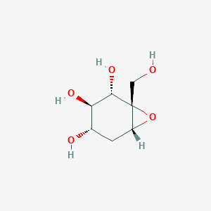 molecular formula C7H12O5 B10778088 Oxiranpseudoglucose 