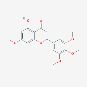 molecular formula C19H18O7 B107781 伞房素 CAS No. 18103-41-8