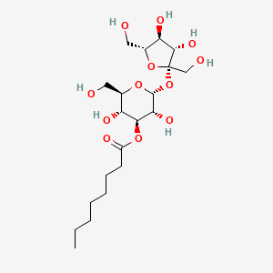 molecular formula C20H36O12 B10778107 3-N-Octanoylsucrose 