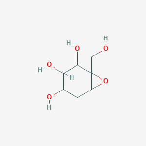 molecular formula C7H12O5 B10778178 1-(Hydroxymethyl)-7-oxabicyclo[4.1.0]heptane-2,3,4-triol 