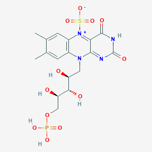 molecular formula C17H21N4O12PS B10778218 N-Sulfo-flavin mononucleotide 