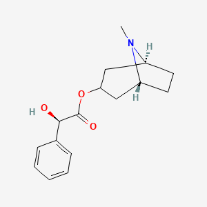 [(1R,5S)-8-methyl-8-azabicyclo[3.2.1]octan-3-yl] (2R)-2-hydroxy-2-phenylacetate