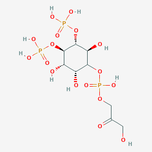 molecular formula C9H19O17P3 B10778252 L-alpha-Glycerophospho-D-myo-inositol-4,5-bis-phosphate 