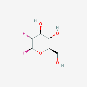 molecular formula C6H10F2O4 B10778274 2-Deoxy-2-fluoro-alpha-D-mannosyl fluoride 