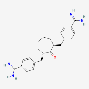 2,7-Bis-(4-amidinobenzylidene)-cycloheptan-1-one