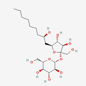 (2R,3S,4R,5R,6S)-2-[(2S,3R,4R,5S)-3,4-dihydroxy-2-(hydroxymethyl)-5-[(2R)-2-hydroxynonyl]oxolan-2-yl]oxy-6-(hydroxymethyl)oxane-3,4,5-triol