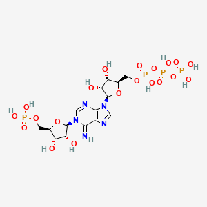 molecular formula C15H25N5O20P4 B10778544 phosphoribosyl-ATP CAS No. 1110-99-2