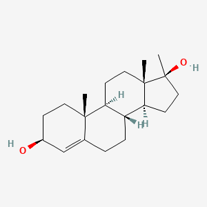 molecular formula C20H32O2 B10778589 17-Methylandrost-4-ene-3beta,17beta-diol CAS No. 571-03-9