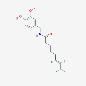 molecular formula C19H29NO3 B107786 同辣椒素 II CAS No. 71240-51-2