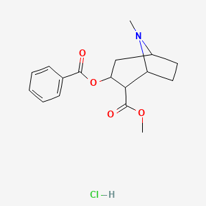 molecular formula C17H22ClNO4 B10778673 Cocaine (hydrochloride) 