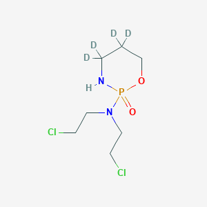 molecular formula C7H15Cl2N2O2P B10778877 N,N-bis(2-chloroethyl)-4,4,5,5-tetradeuterio-2-oxo-1,3,2lambda5-oxazaphosphinan-2-amine 