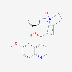 molecular formula C20H24N2O3 B10779014 (S)-[(2S,5R)-5-ethenyl-1-oxido-1-azoniabicyclo[2.2.2]octan-2-yl]-(6-methoxyquinolin-4-yl)methanol 