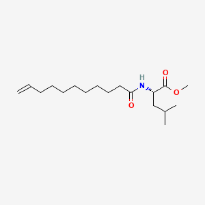 molecular formula C18H33NO3 B10779085 Methyl undecenoyl leucinate CAS No. 1246371-29-8