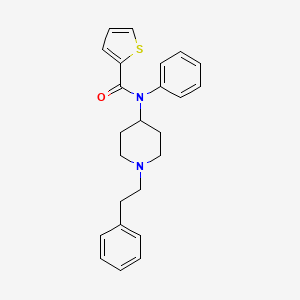 molecular formula C24H26N2OS B10779090 Thiofuranylfentanyl CAS No. 2306823-38-9