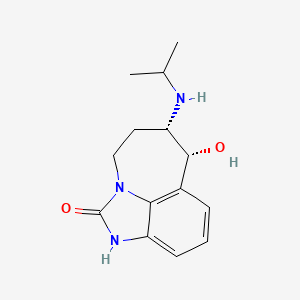 molecular formula C14H19N3O2 B10779111 Zilpaterol-D7-protocol with the exact weight 