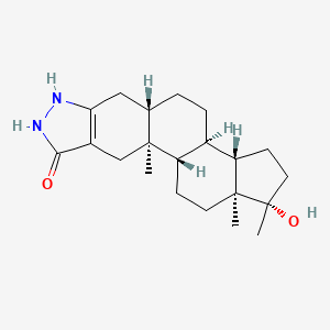 molecular formula C21H32N2O2 B10779158 3'-Hydroxystanozolol CAS No. 2295-92-3