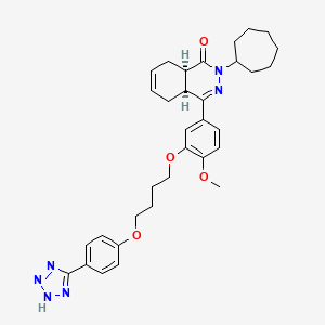 molecular formula C33H40N6O4 B10779225 Dnmt3A-IN-2 