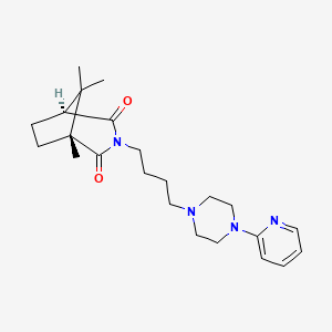 molecular formula C23H34N4O2 B10779266 Piricapiron 