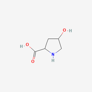 molecular formula C5H9NO3 B10779344 4-Hydroxyproline CAS No. 25249-07-4