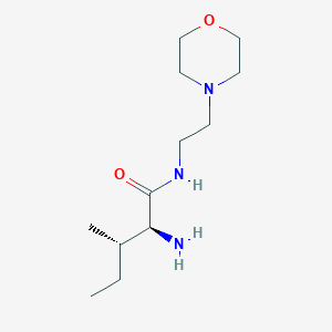 molecular formula C12H25N3O2 B10779349 (2S,3S)-2-Amino-3-methyl-N-(2-morpholinoethyl)pentanamide CAS No. 102562-74-3