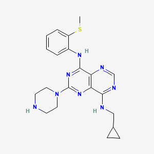 molecular formula C21H26N8S B10779355 Khk-IN-1 