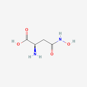 molecular formula C4H8N2O4 B10779362 n-Hydroxy-d-asparagine 