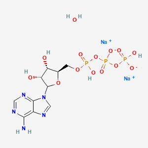 molecular formula C10H16N5Na2O14P3 B10779498 ATP disodium 