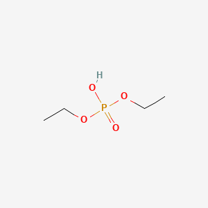 molecular formula C4H11O4P B10779559 Diethyl hydrogen phosphate CAS No. 53397-17-4