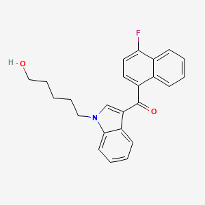 (4-fluoronaphthalen-1-yl)(1-(5-hydroxypentyl)-1H-indol-3-yl)methanone