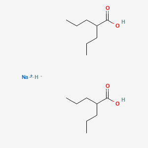 molecular formula C16H33NaO4 B10779568 Divalproex (sodium salt) 