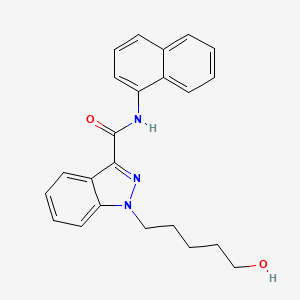 1-(5-hydroxypentyl)-N-(naphthalen-1-yl)-1H-indazole-3-carboxamide