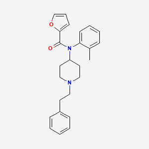 N-(1-phenethylpiperidin-4-yl)-N-(o-tolyl)furan-2-carboxamide