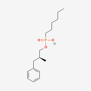 Hexylphosphonic acid (S)-2-methyl-3-phenylpropyl ester