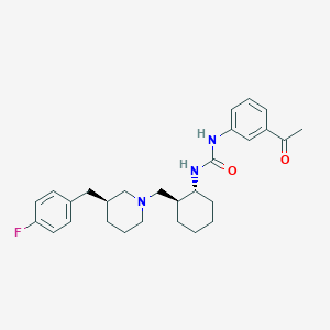 molecular formula C28H36FN3O2 B10779955 Yeb4K6A2JC CAS No. 275810-55-4