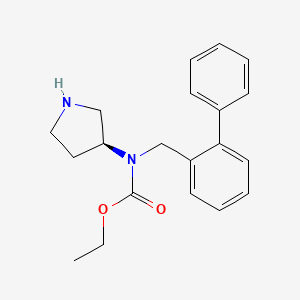 (S)-ethyl biphenyl-2-ylmethyl(pyrrolidin-3-yl)carbamate