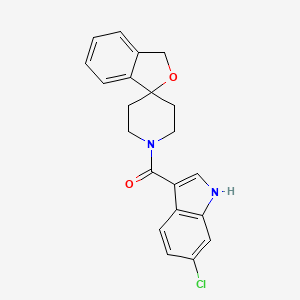 (6-chloro-1H-indol-3-yl)-spiro[1H-2-benzofuran-3,4'-piperidine]-1'-ylmethanone