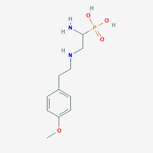 [1-Amino-2-[2-(4-methoxyphenyl)ethylamino]ethyl]phosphonic acid