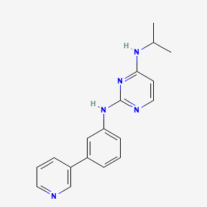 molecular formula C18H19N5 B10780349 FLT3-IN-5e 