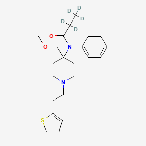 molecular formula C22H30N2O2S B10780375 Sufentanil-d5 CAS No. 1884682-16-9