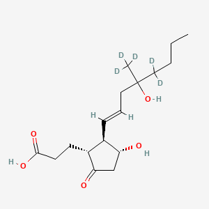 molecular formula C17H28O5 B10780419 tetranor-Misoprostol-d5 