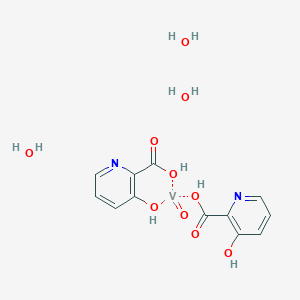 3-hydroxypyridine-2-carboxylic acid;oxovanadium;trihydrate