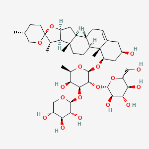 molecular formula C44H70O17 B10780472 Saponin C, from Liriope muscari 